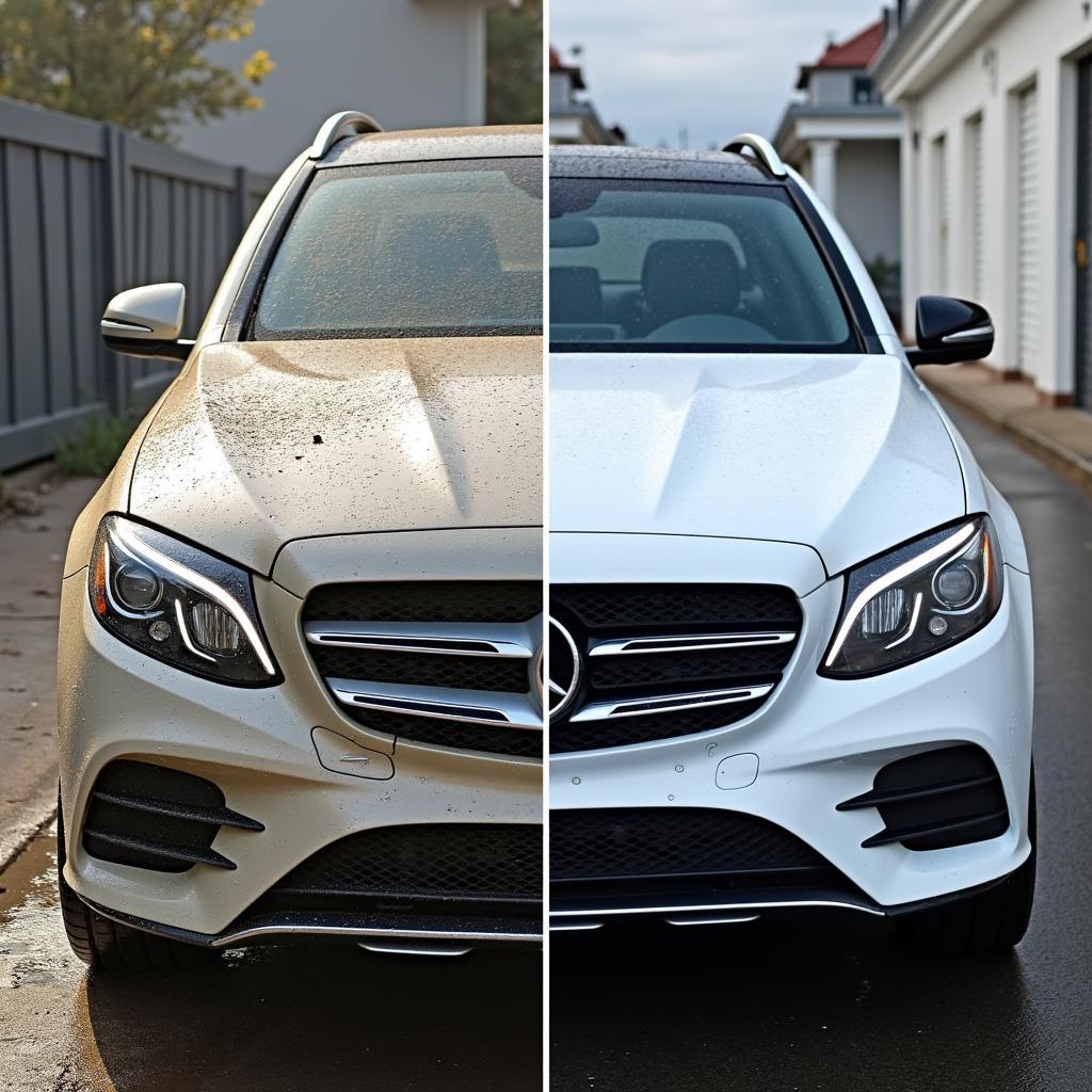 Car Wash Before and After