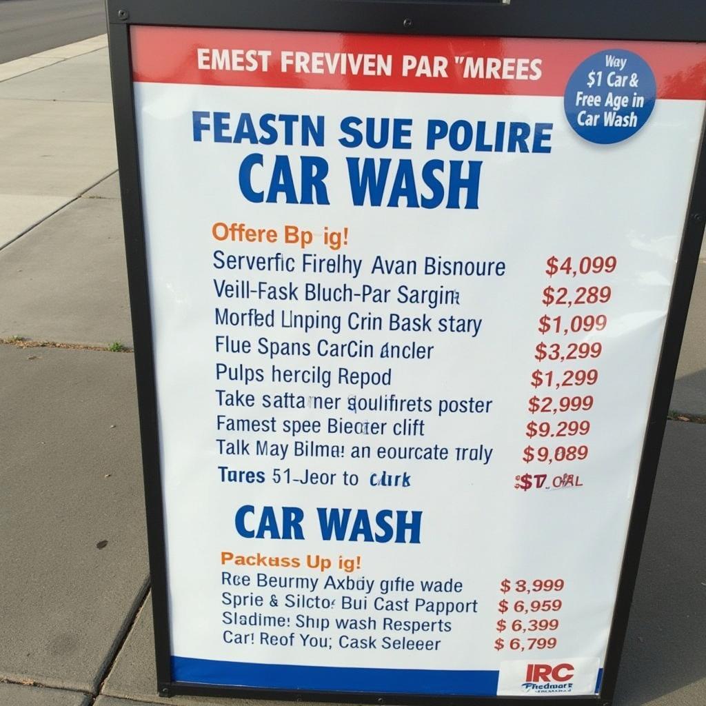 Comparing Car Wash Packages