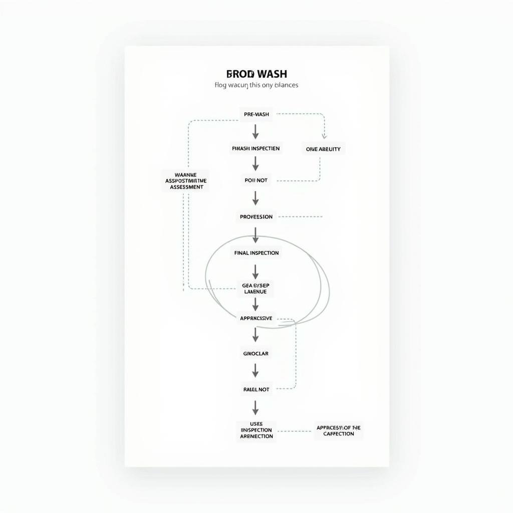 Car Wash Service Blueprint Flowchart