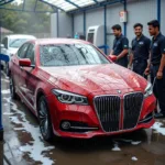 Professional car wash service in Mithakhali