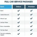 Car Wash Service Packages Compared