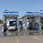 Car wash station offering a variety of services