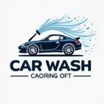 Modern Car Wash Vector Logo Design