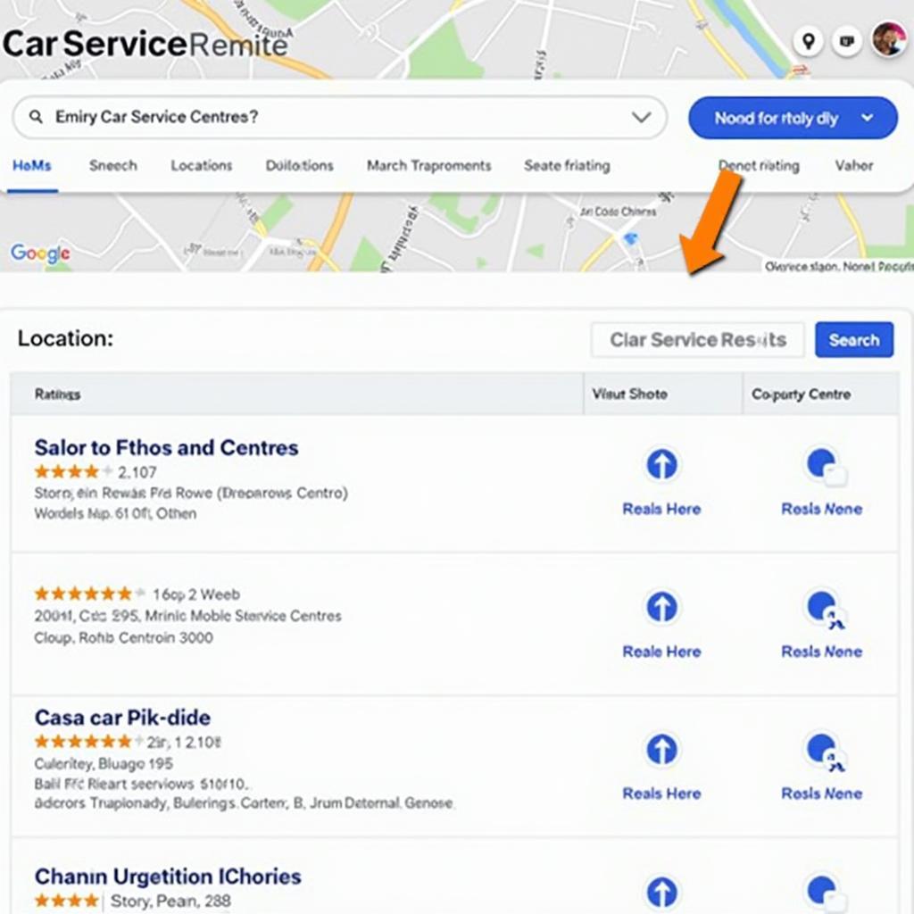 CarServiceRemote Website Interface