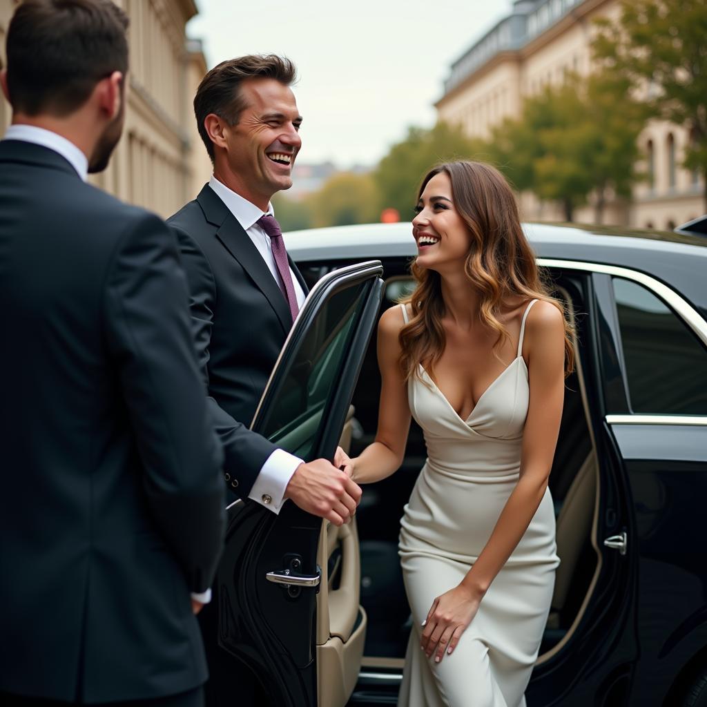 Chauffeured Car Service for Engagement