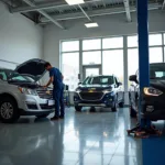 Chevrolet Dealership Service Bay