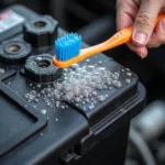 Cleaning Car Battery Terminals with Baking Soda and Water