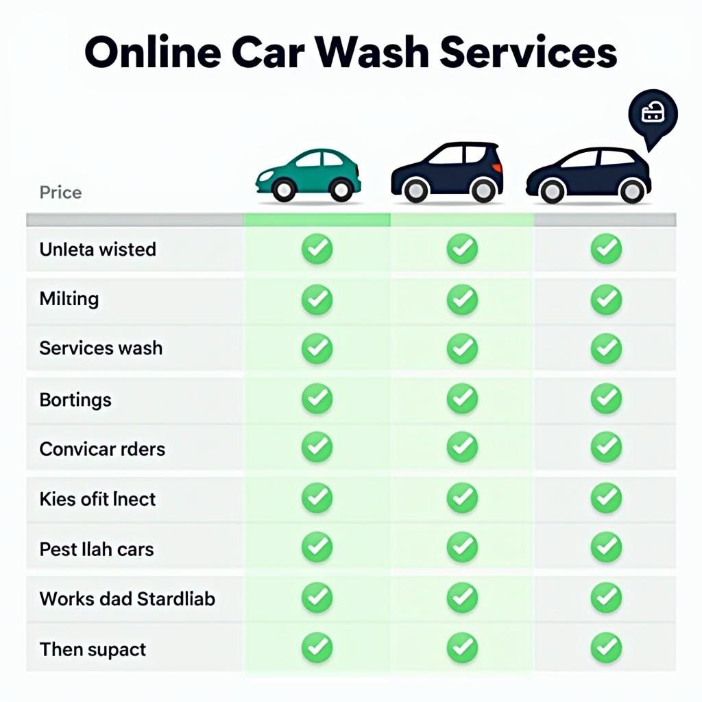 Comparison of Online Car Wash Services