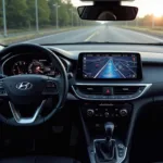 Hyundai Dashboard with Connected Features