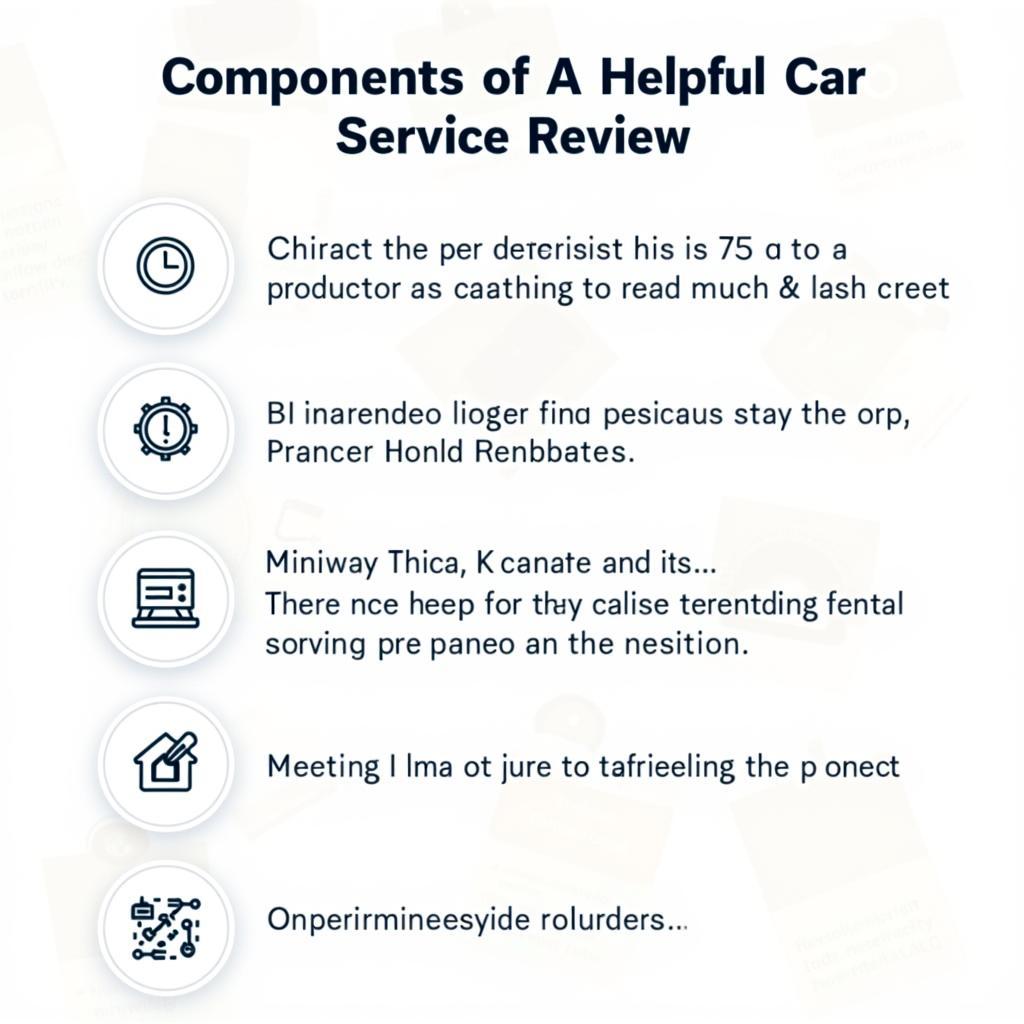 Elements of a Constructive Car Service Review