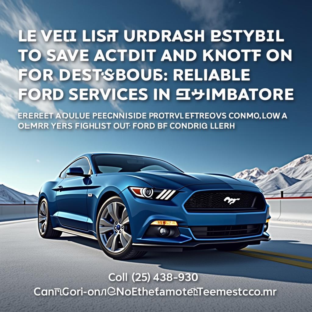 Contact CarServiceRemote for Ford service recommendations