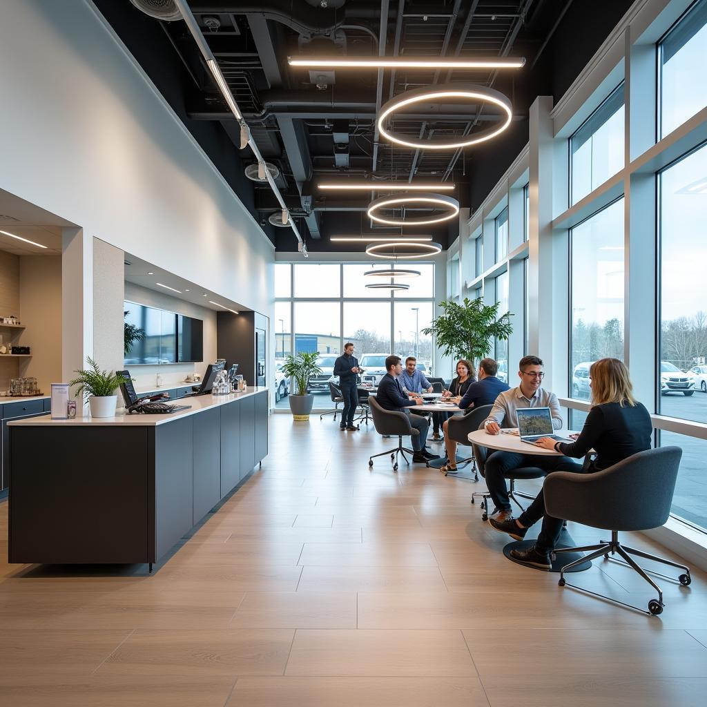 Customer Lounge at BMW Service Centre