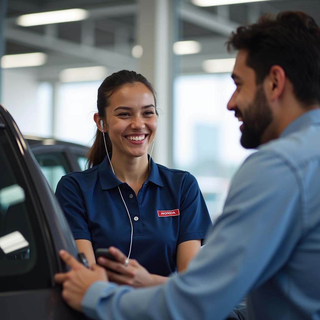 Customer Service Representative at Honda Kalyan Service Center