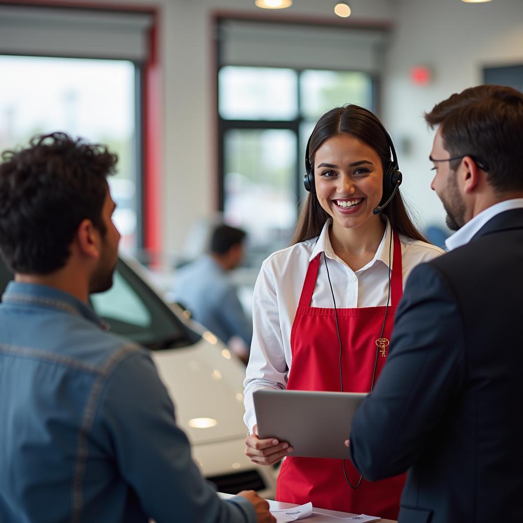 Customer Service at Toyota Service Centre Lucknow