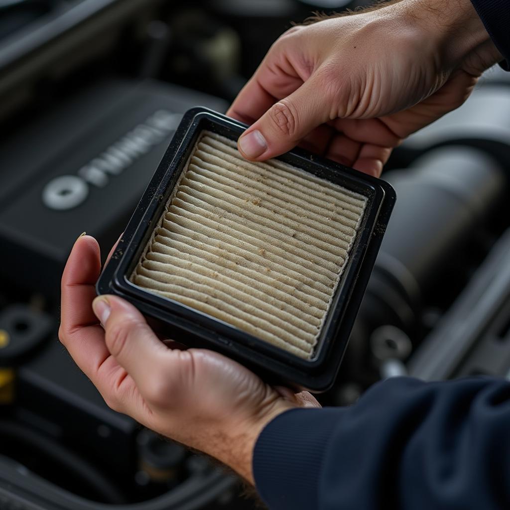 Inspecting Diesel Air Filter