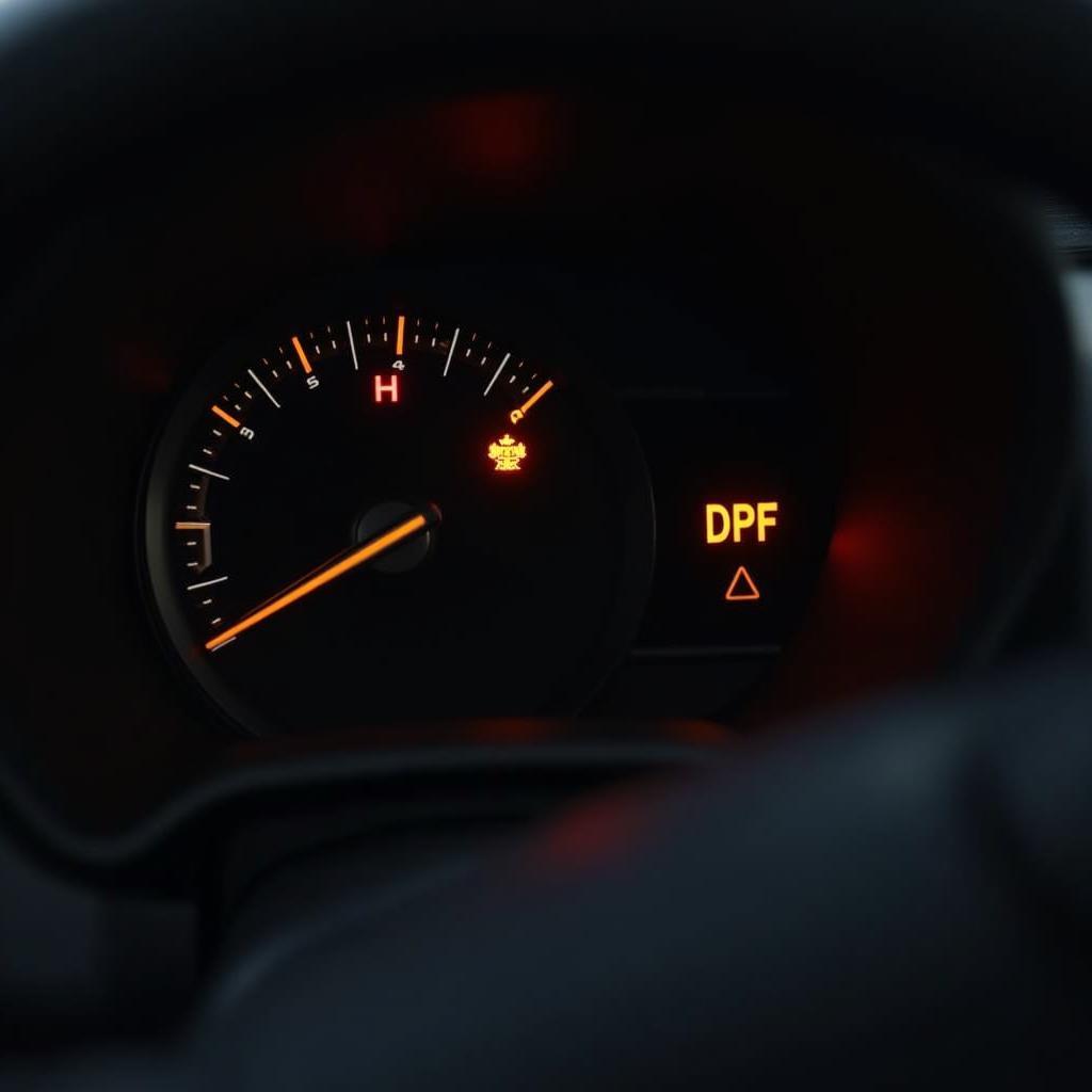 Diesel Car Warning Lights