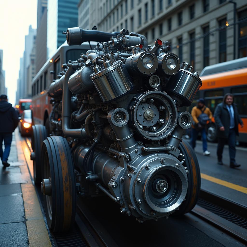 Diesel Engine in City Driving