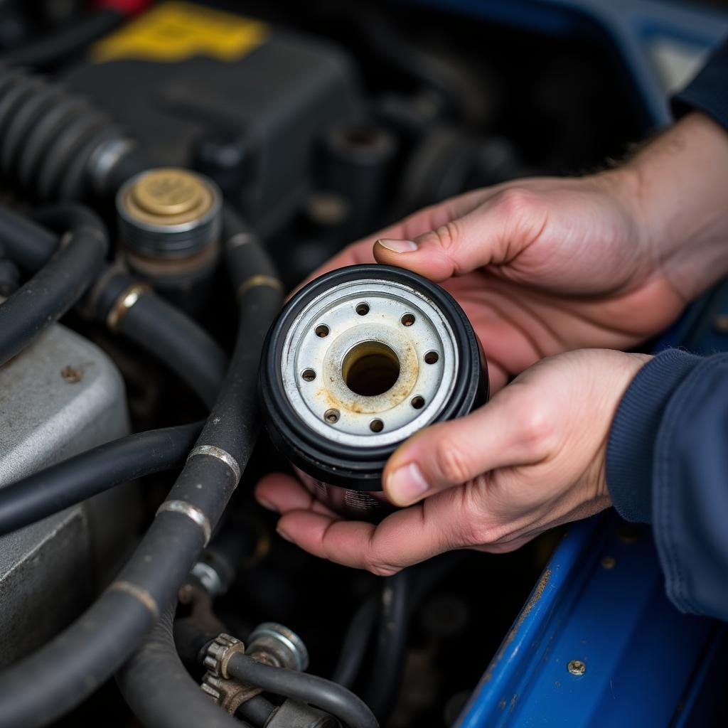 Replacing Diesel Fuel Filter