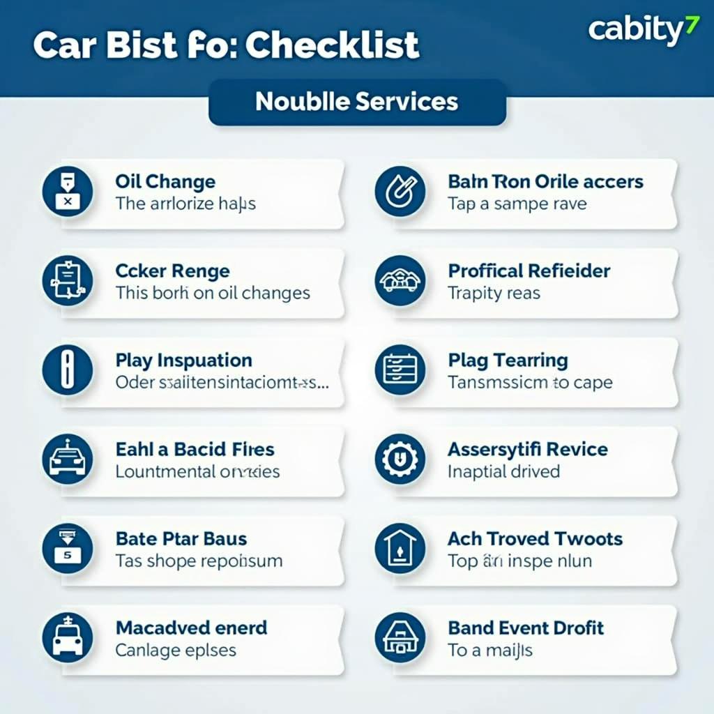 Routine and Major Car Service Types