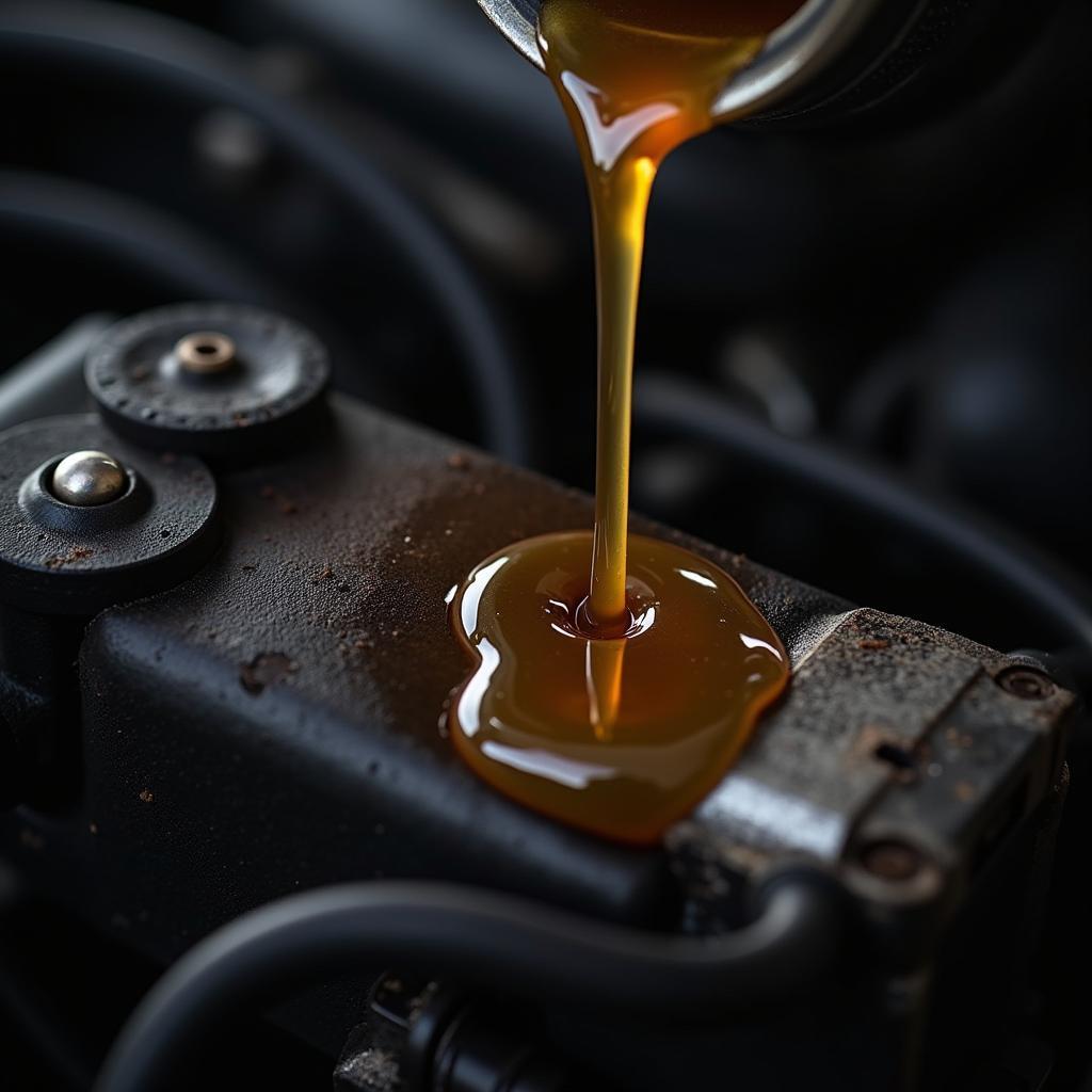 Dirty Engine Oil