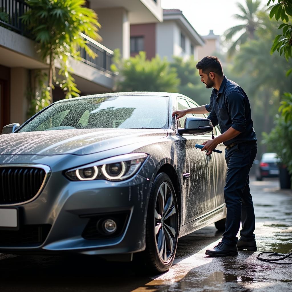 Professional Doorstep Car Wash Service in Mumbai