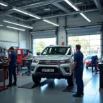 Modern Toyota Service Center in Dublin