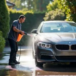 Eco-Friendly Car Wash Service at Home