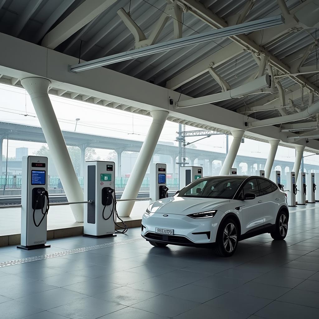 Electric Car Service at New Delhi Railway Station