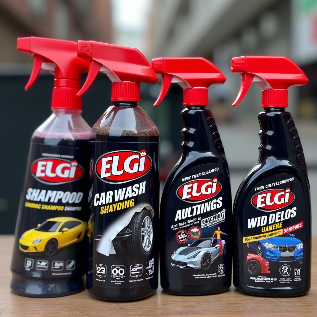 Elgi Car Care Product Display