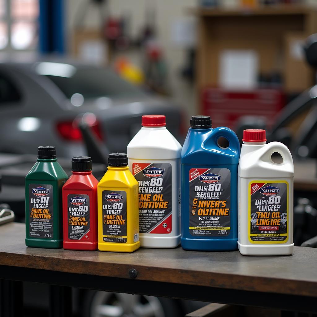 Different types of engine oil additives