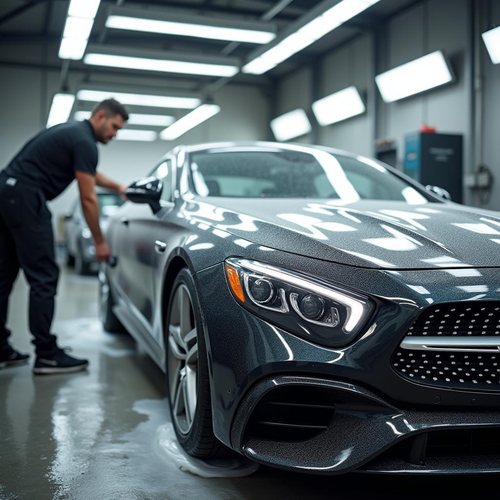 Exterior Car Detailing Process in the USA