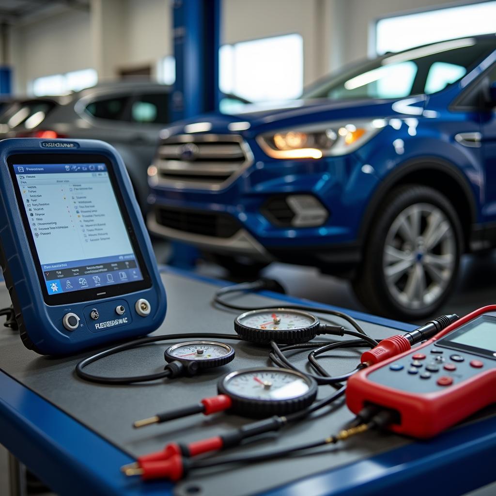 Ford Car Diagnostic Equipment at Oune Showroom