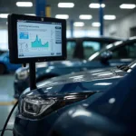 Ford car undergoing diagnostics in Kolar