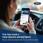 Online Booking for Ford Car Service Appointment