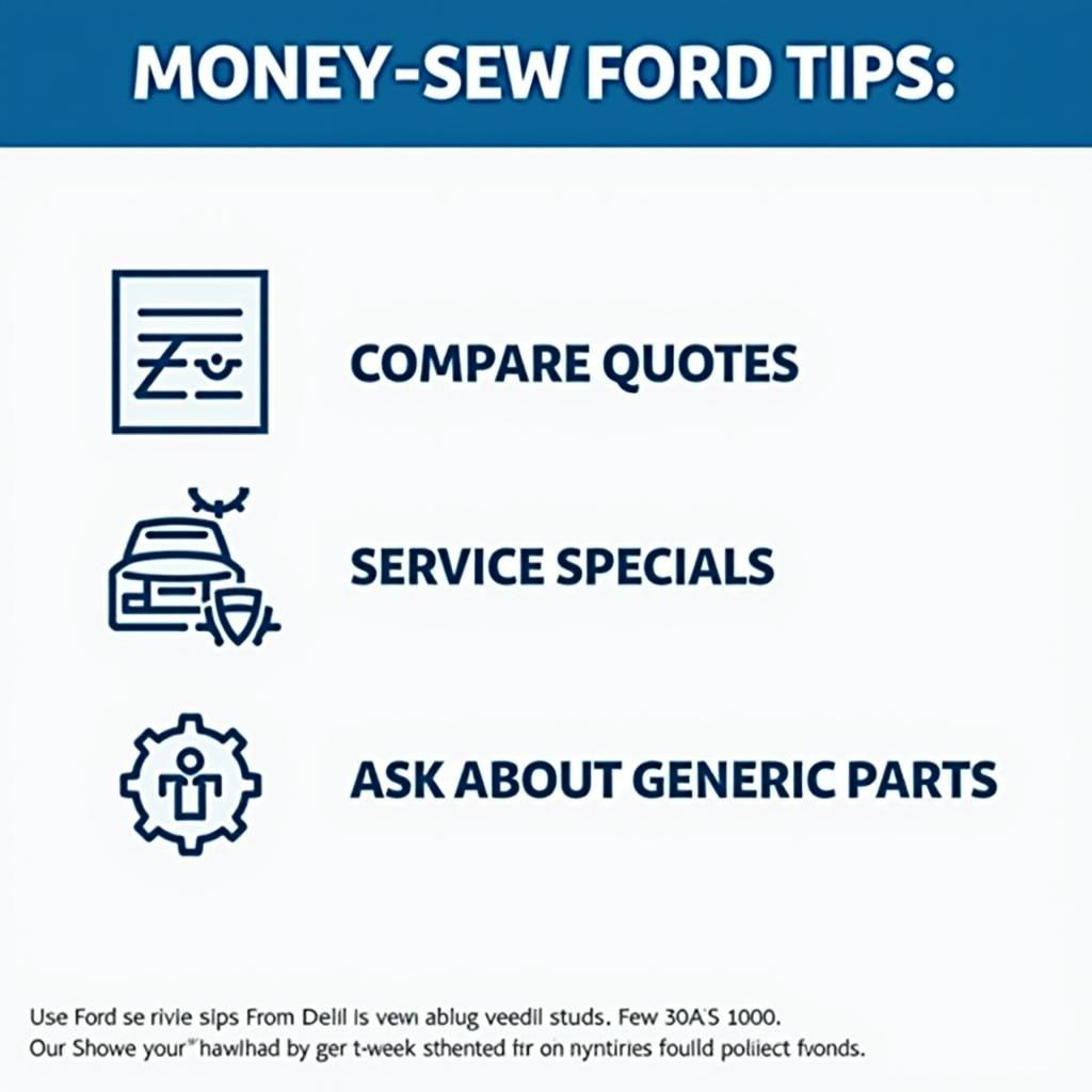 Ford Car Service Savings Tips