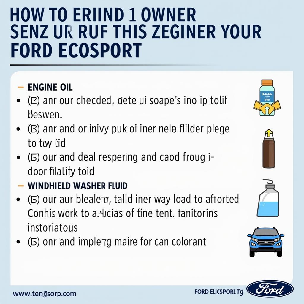 Ford EcoSport DIY Maintenance