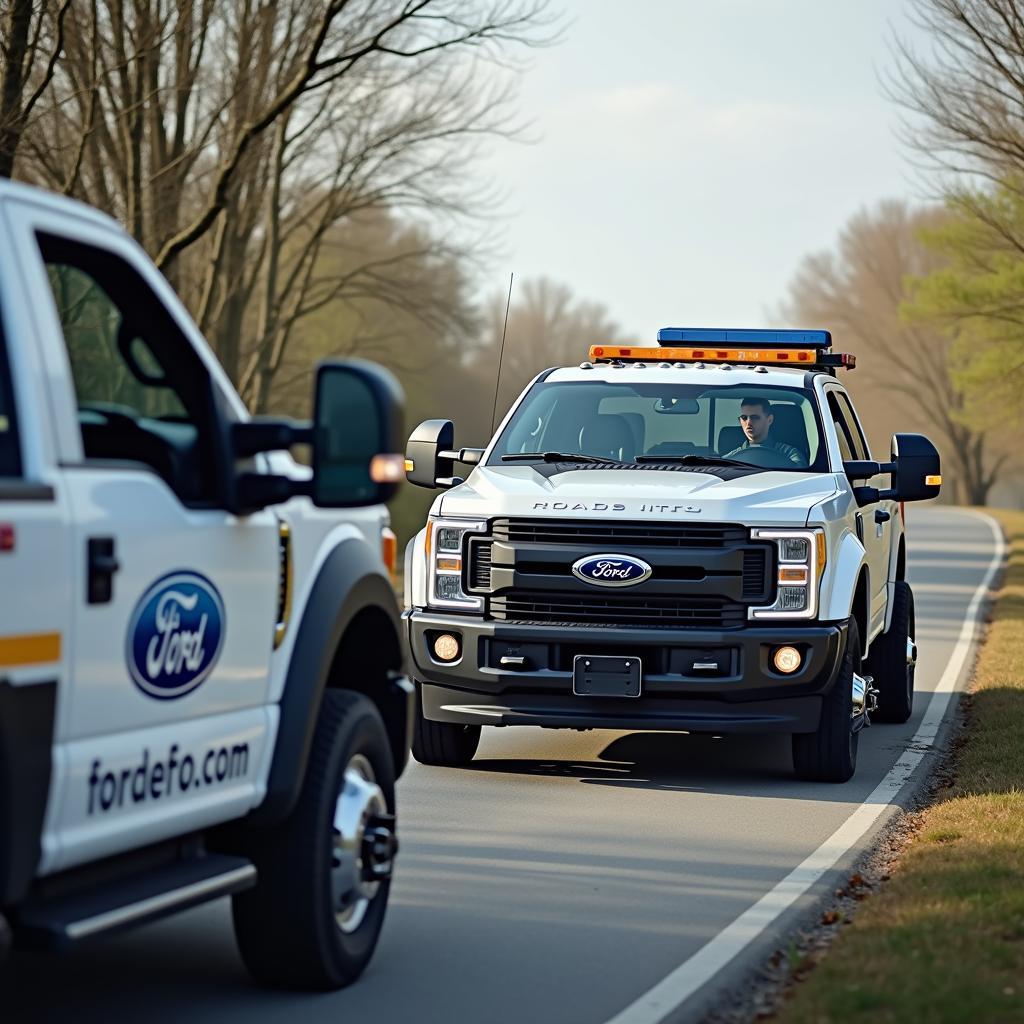 Ford Roadside Assistance Tow Truck