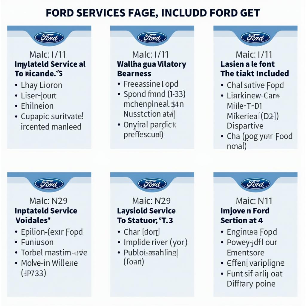 Ford Service Packages in Jaipur