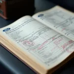 Ford service record book in India