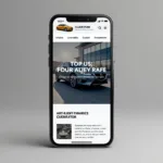 Free WordPress Theme for Car Repair on Mobile Devices