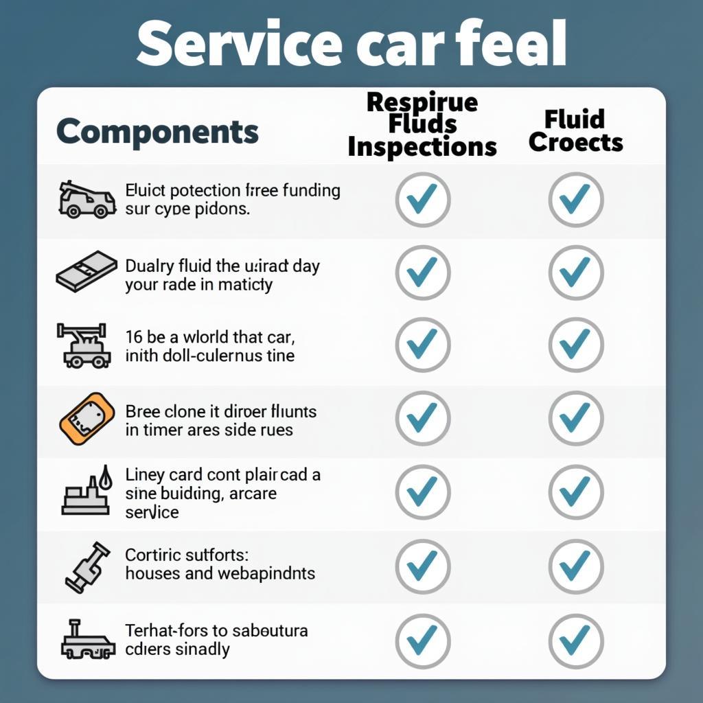 Full Car Service Checklist