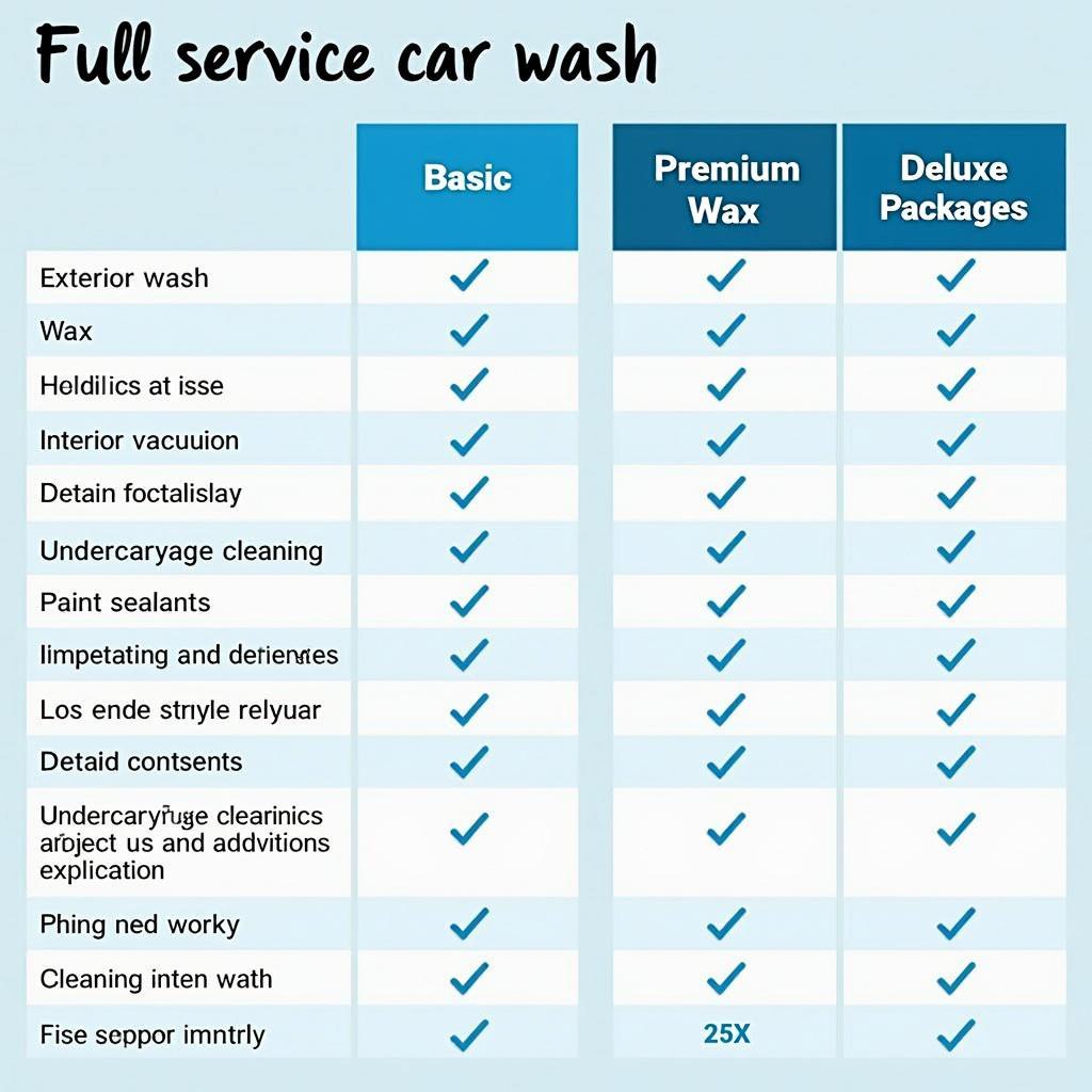 Full Service Car Wash Types Comparison