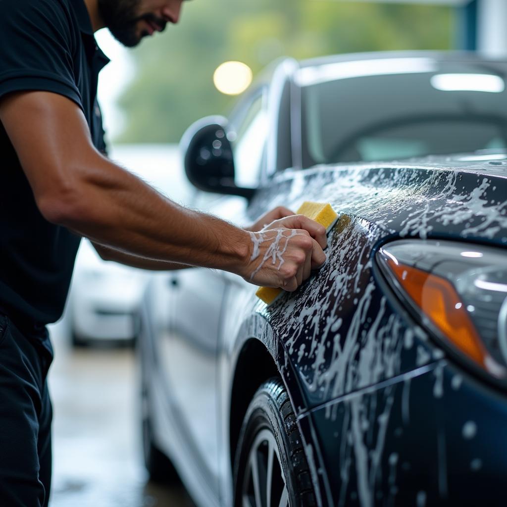 Professional hand car wash in Junagadh