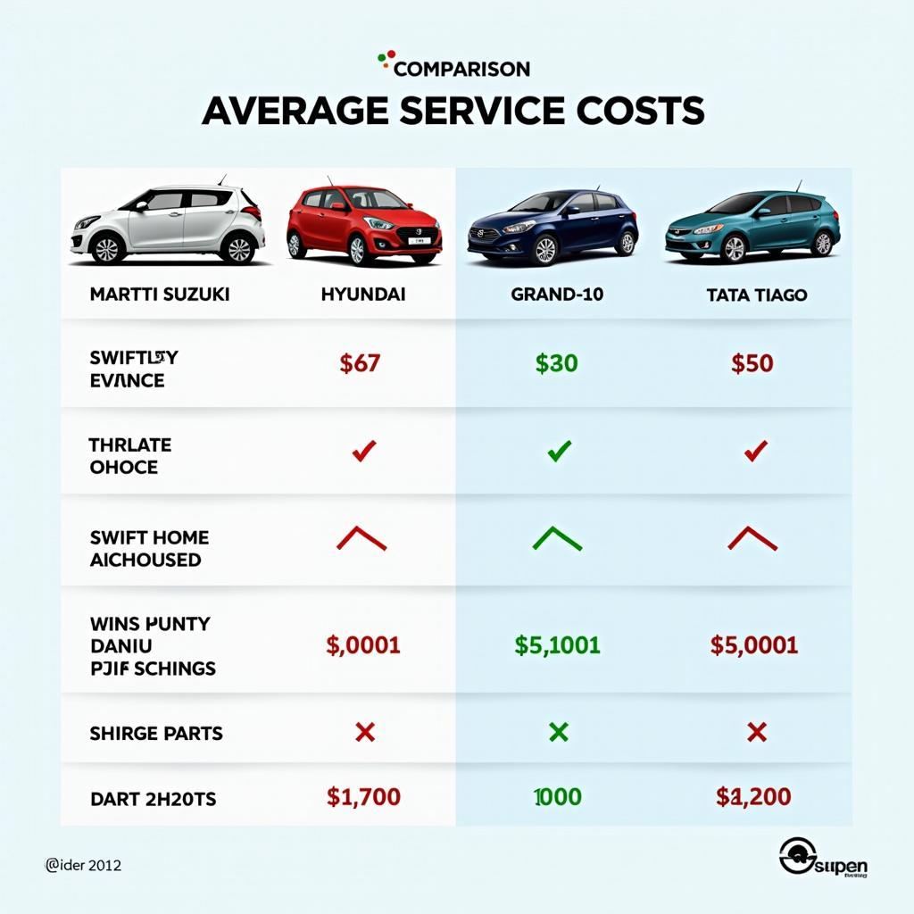 Hatchback Maintenance Comparison in India