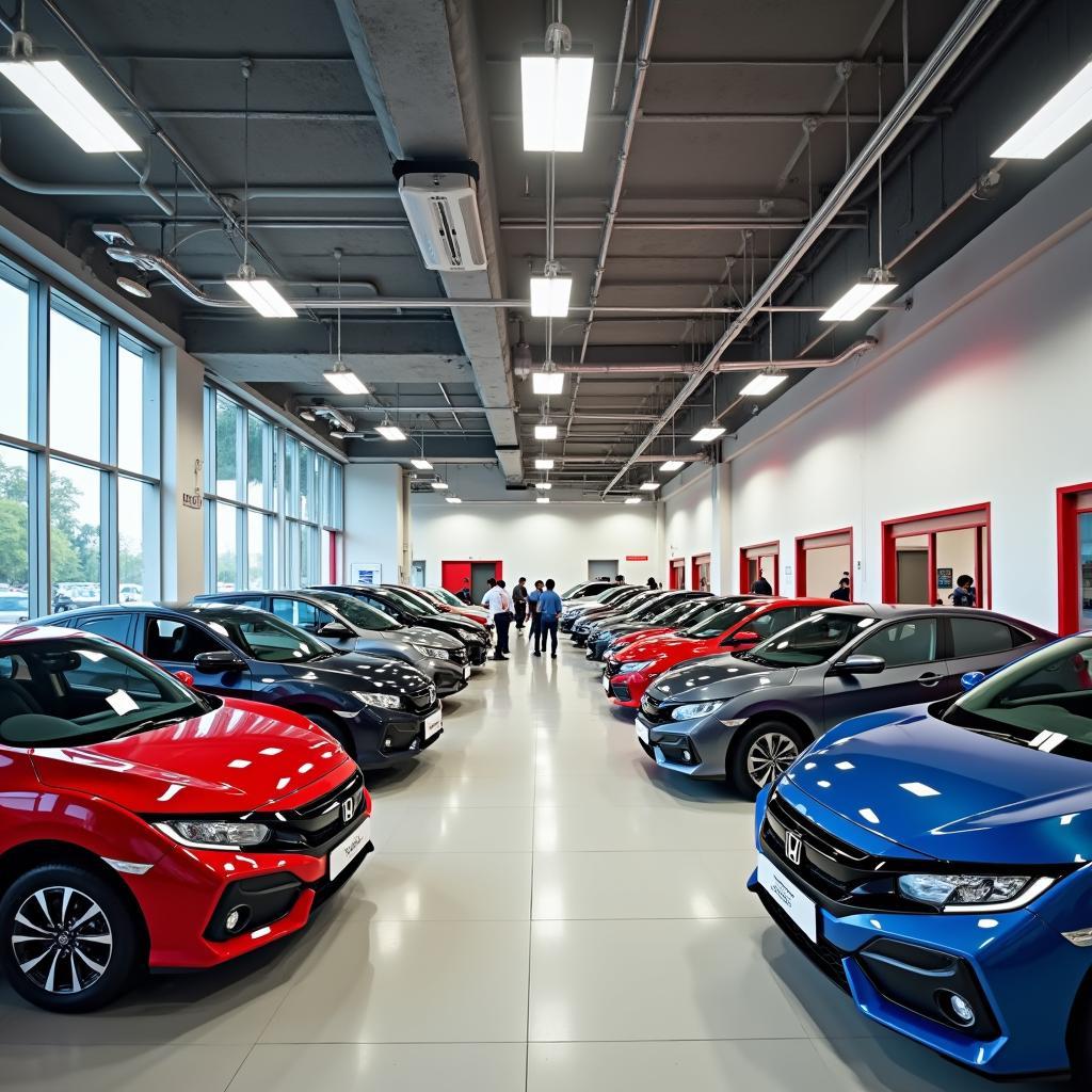 Modern Honda car authorized service center in Bangalore