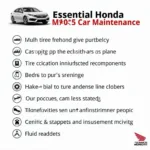 Essential Honda Car Maintenance Checklist