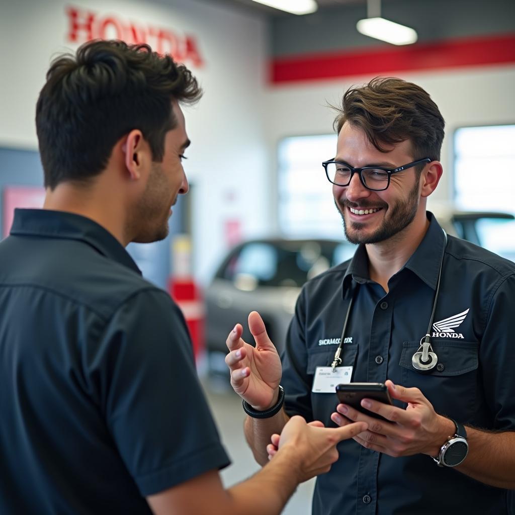 Honda Car Service Advisor