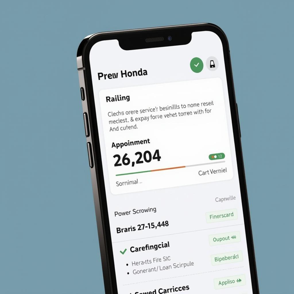 Honda Car Service Booking App