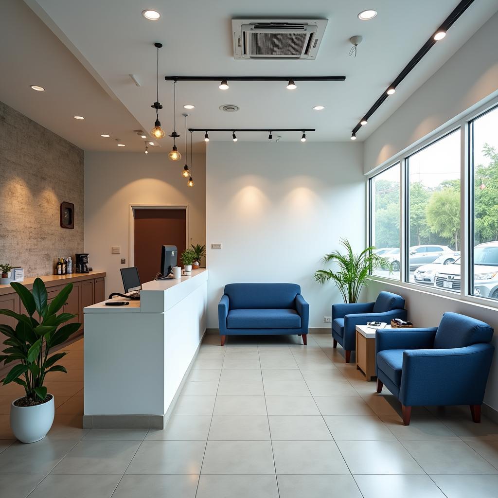 Comfortable Waiting Area at Honda Car Service Center Palakollu