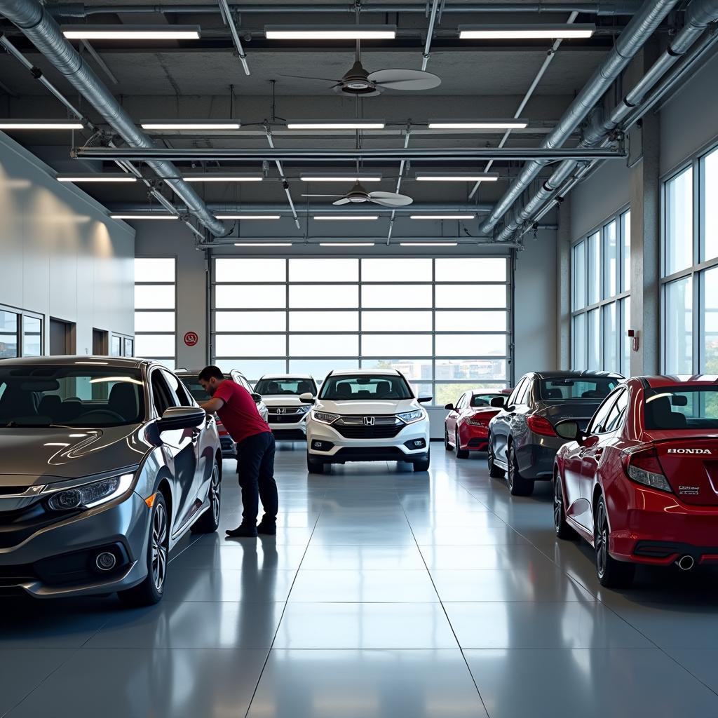 Modern Honda Car Service Center in Worli